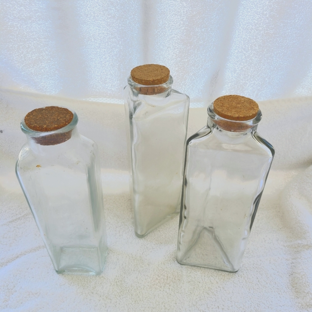 Decorative glass bottles